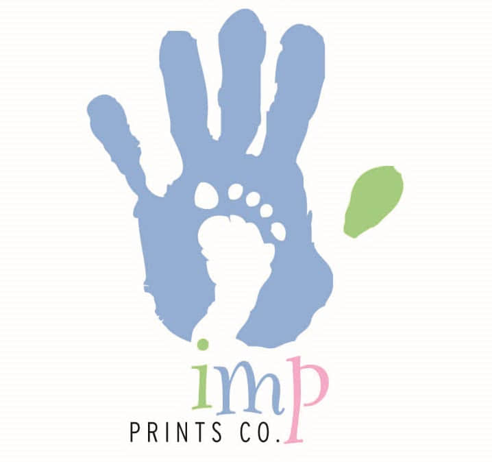 Imp Prints Co keepsakes for parents Logo and link to home page